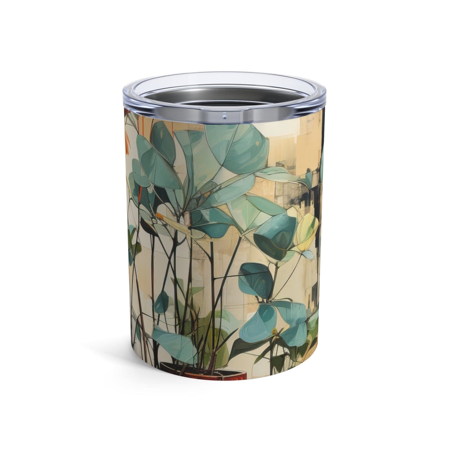 Insulated Tumbler 10oz - Rustic Botanical Plants